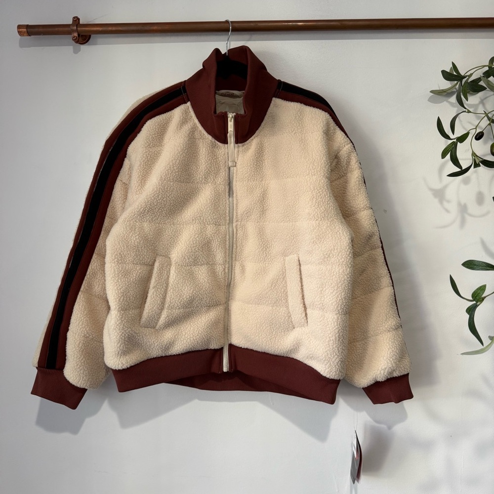 Free People Movement Fleecy Sherpa Scrunchy Pippa Jacket - Picture 2 of 5